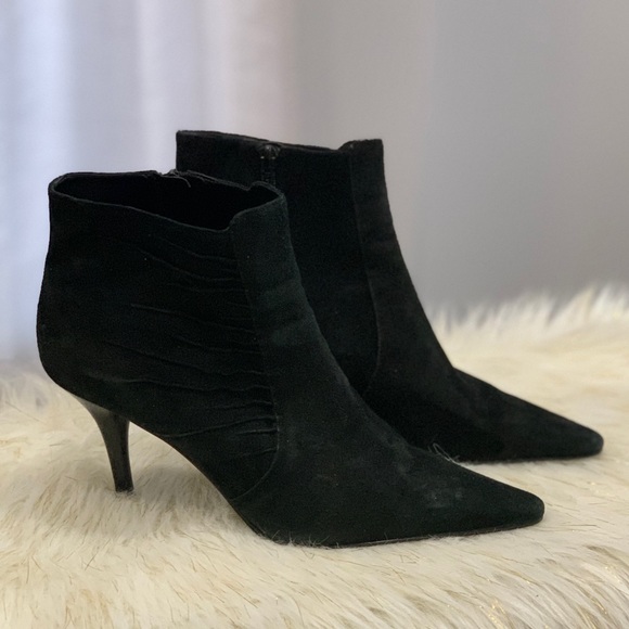 Enzo Angiolini Shoes - Enzo Angiolini black suede leather boots 9M